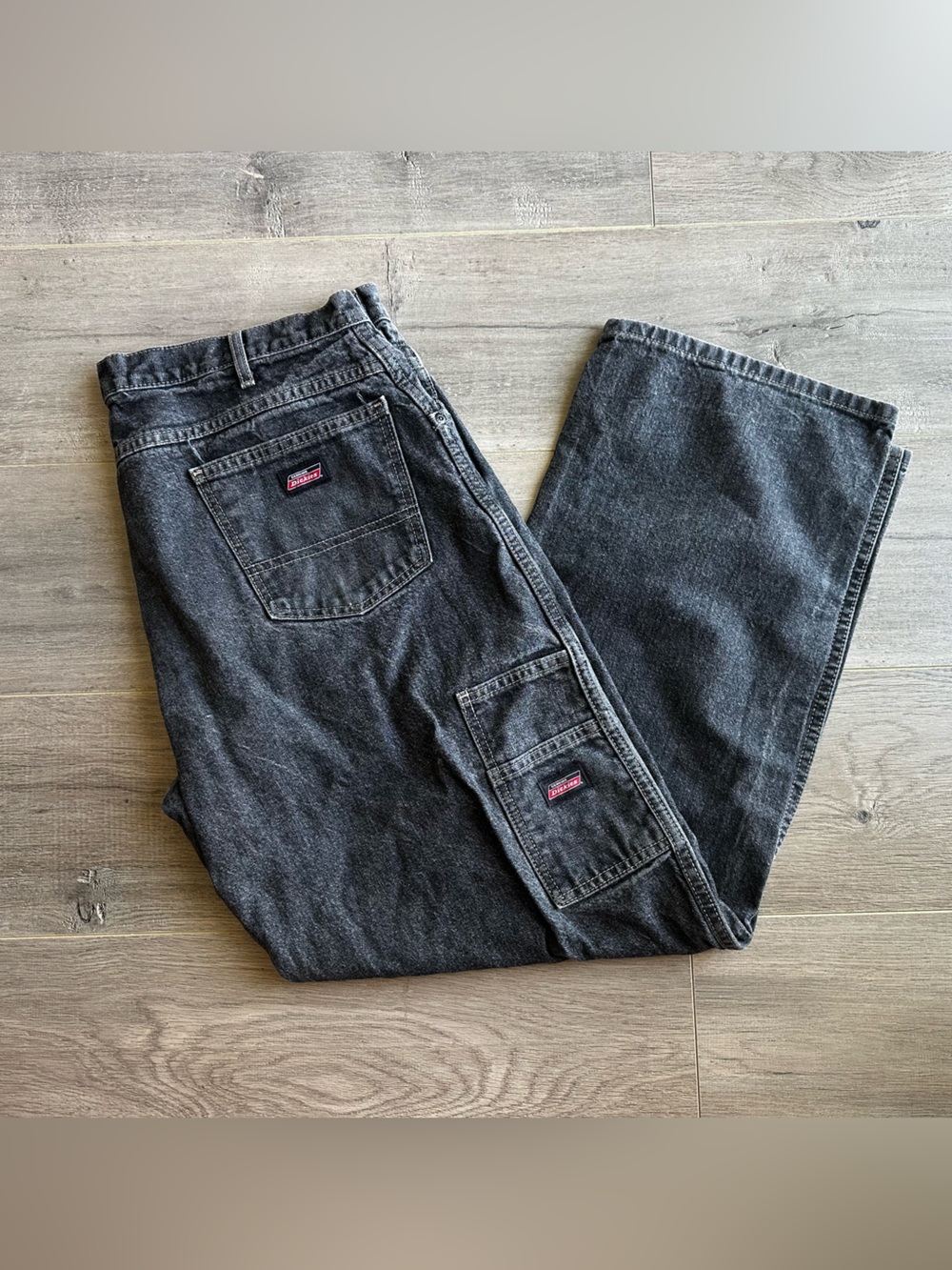 Dickies Black Jeans Cargo Style